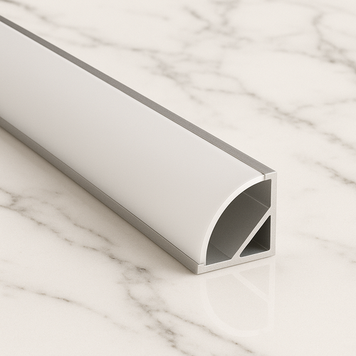 16mm Corner Aluminum LED Strip Profile – Architectural Lighting, Seamless Indirect Illumination | Hazlux Lighting