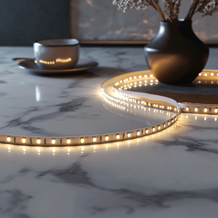 LED Strip Light – 240 LEDs/meter, 2835 SMD, 24W, 12V Flexible, 5m Roll | Phoslume Lighting